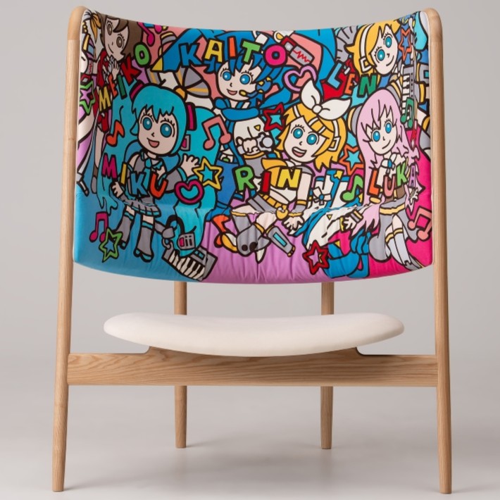 SHETA Artwork für den MIKU ART CHAIR
